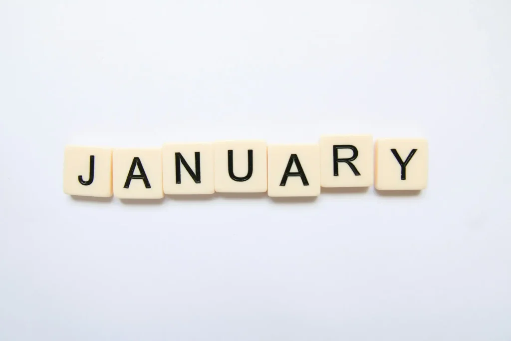 january calendar